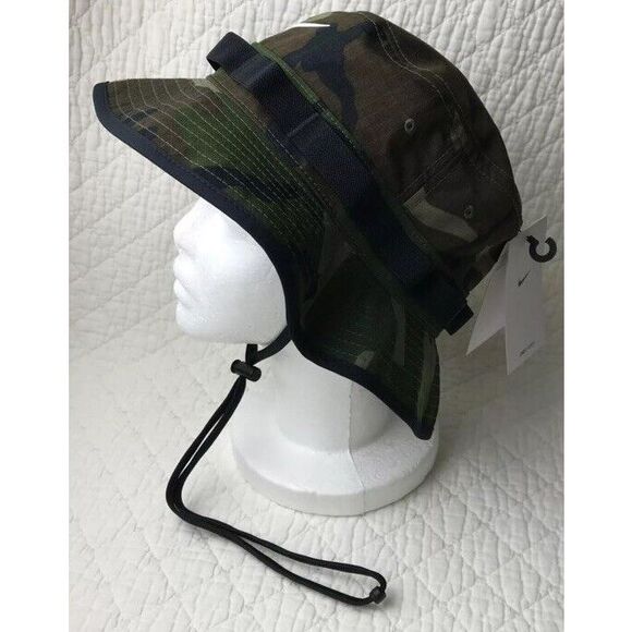 Nike FB5622-222 Dri-Fit Sz Small APEX Boonie Camo Bucket Hat Adult Unisex - Picture 8 of 10